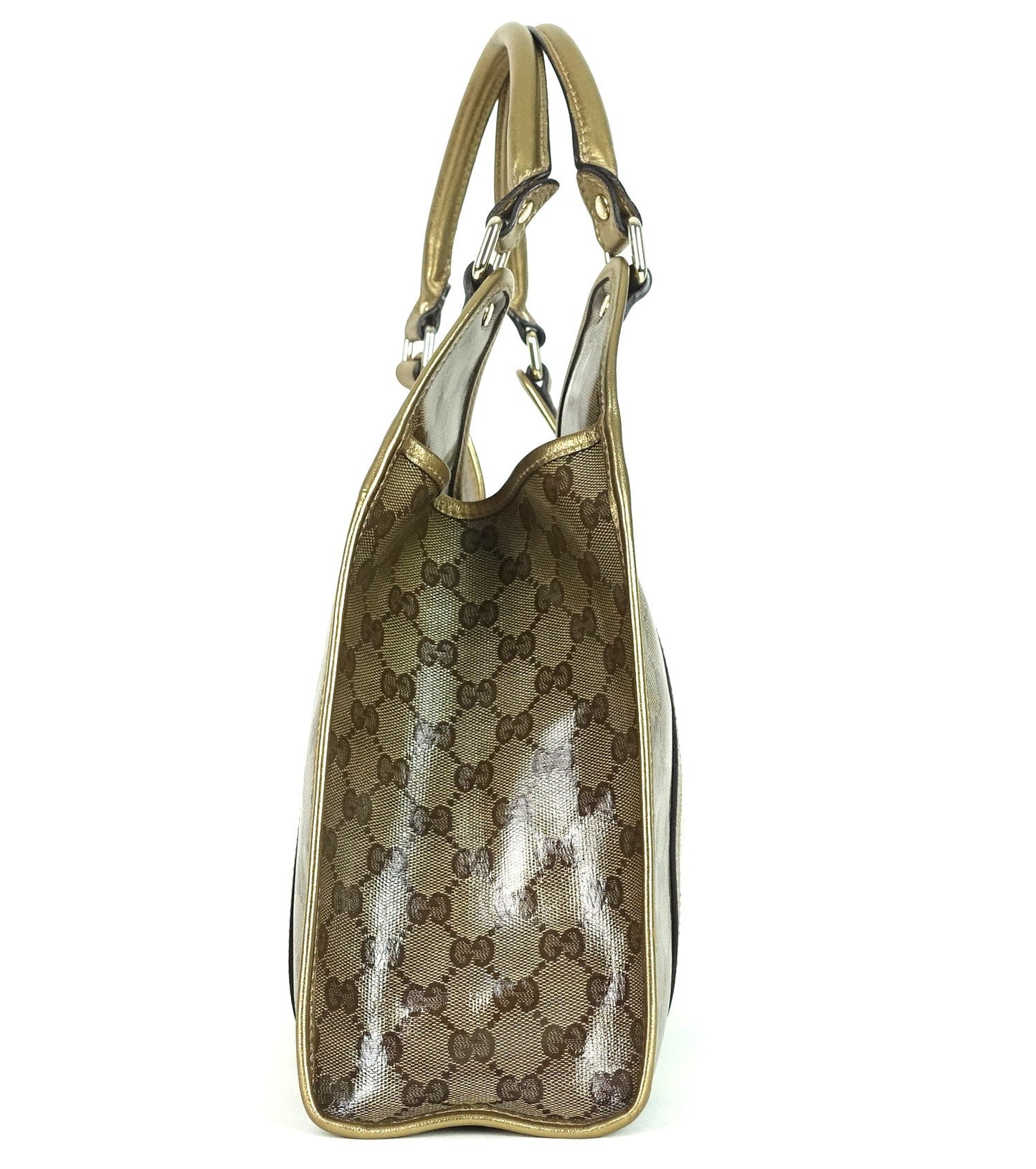 Gucci Jackie O Crystal Monogram Coated Canvas Bag