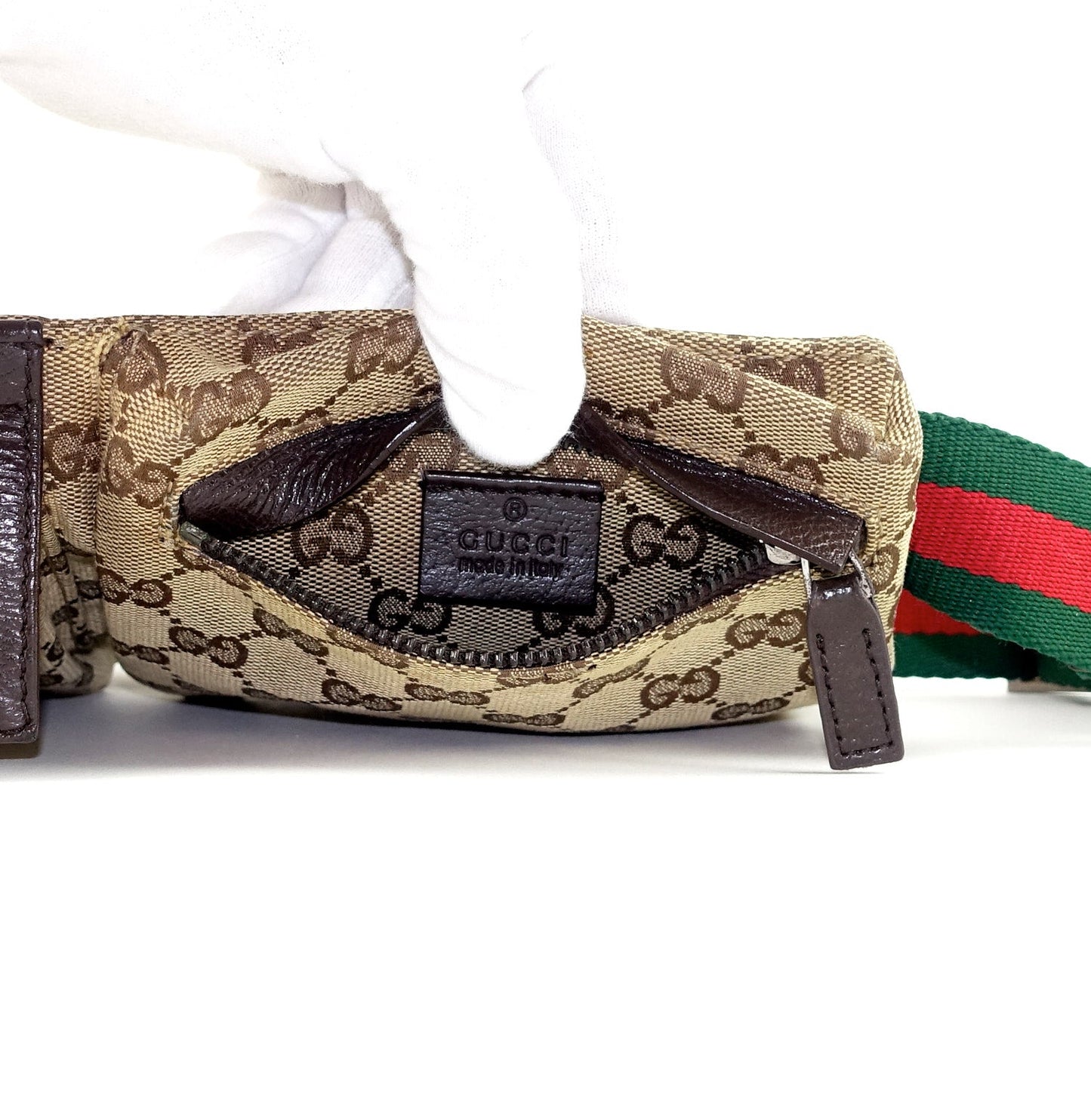 Gucci Monogram Canvas Belt Bag