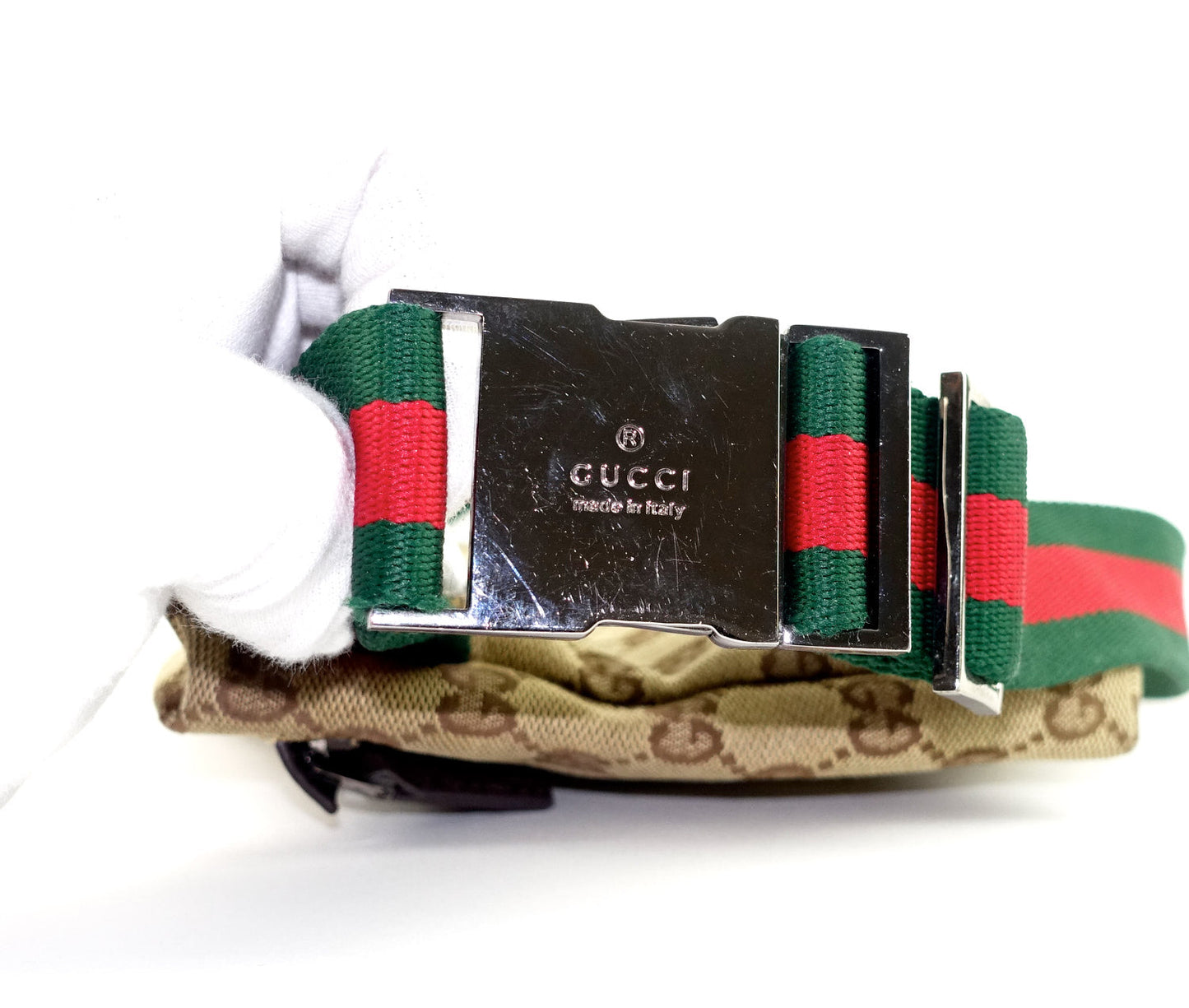 Gucci Monogram Canvas Belt Bag
