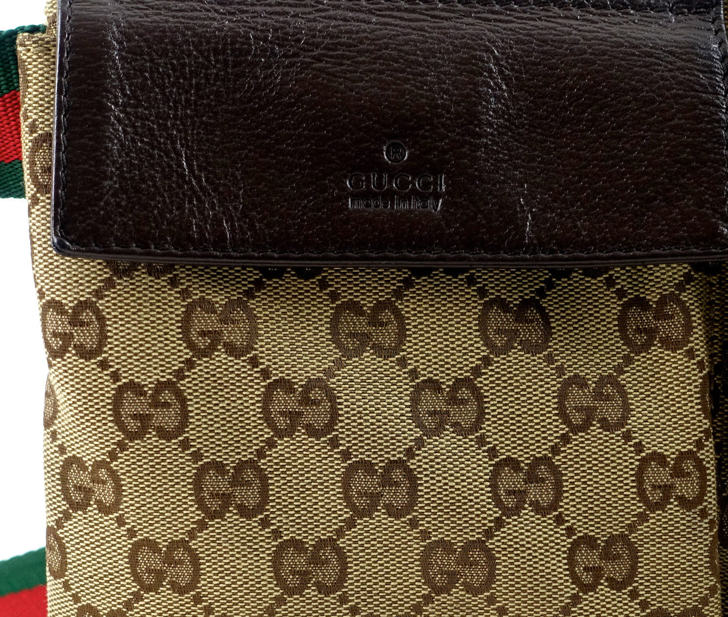 Gucci Monogram Canvas Belt Bag