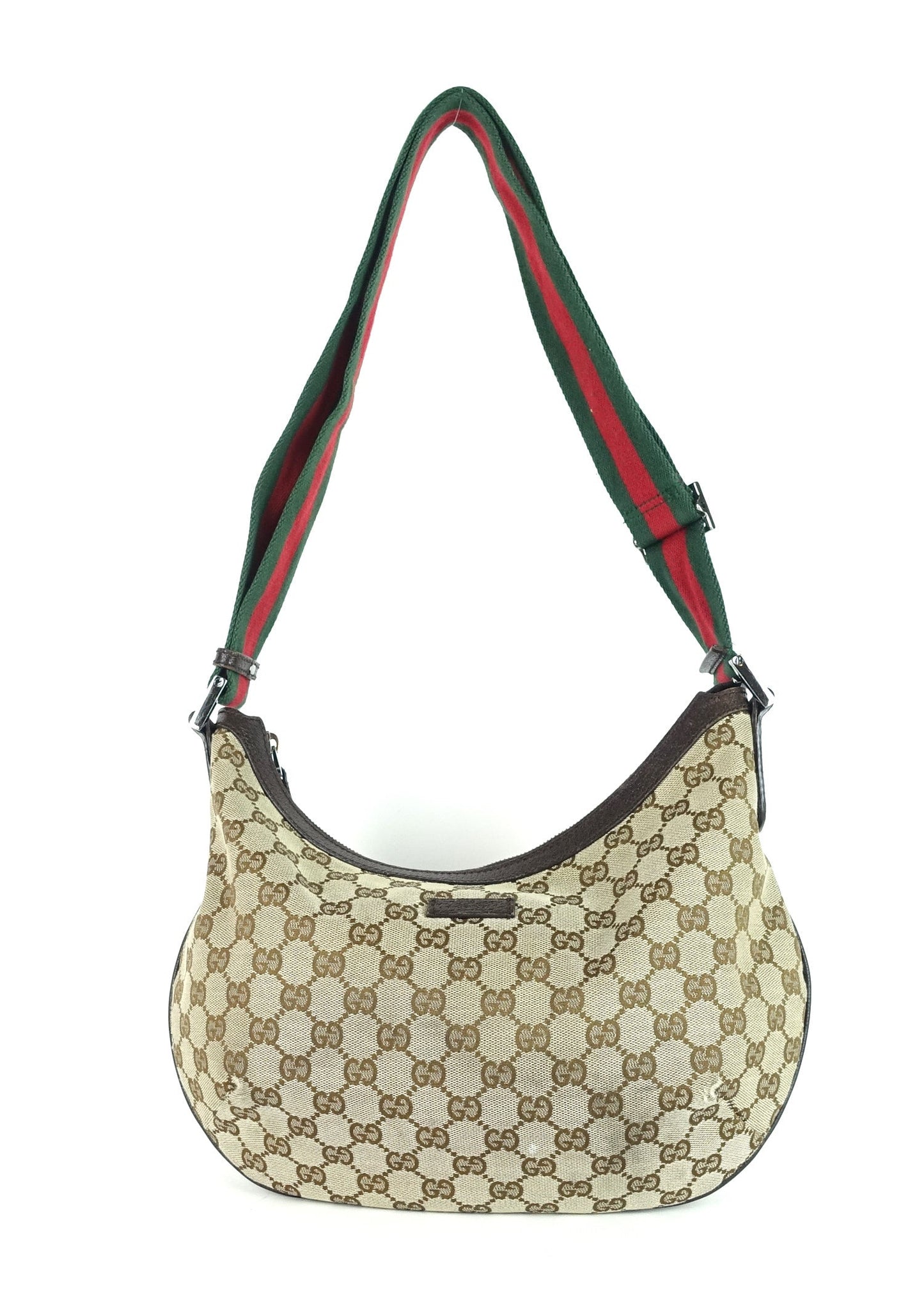 Gucci Monogram Canvas Hobo Bag