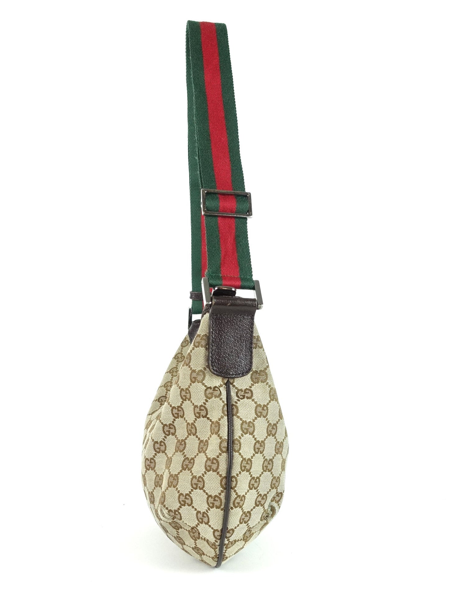 Gucci Monogram Canvas Hobo Bag