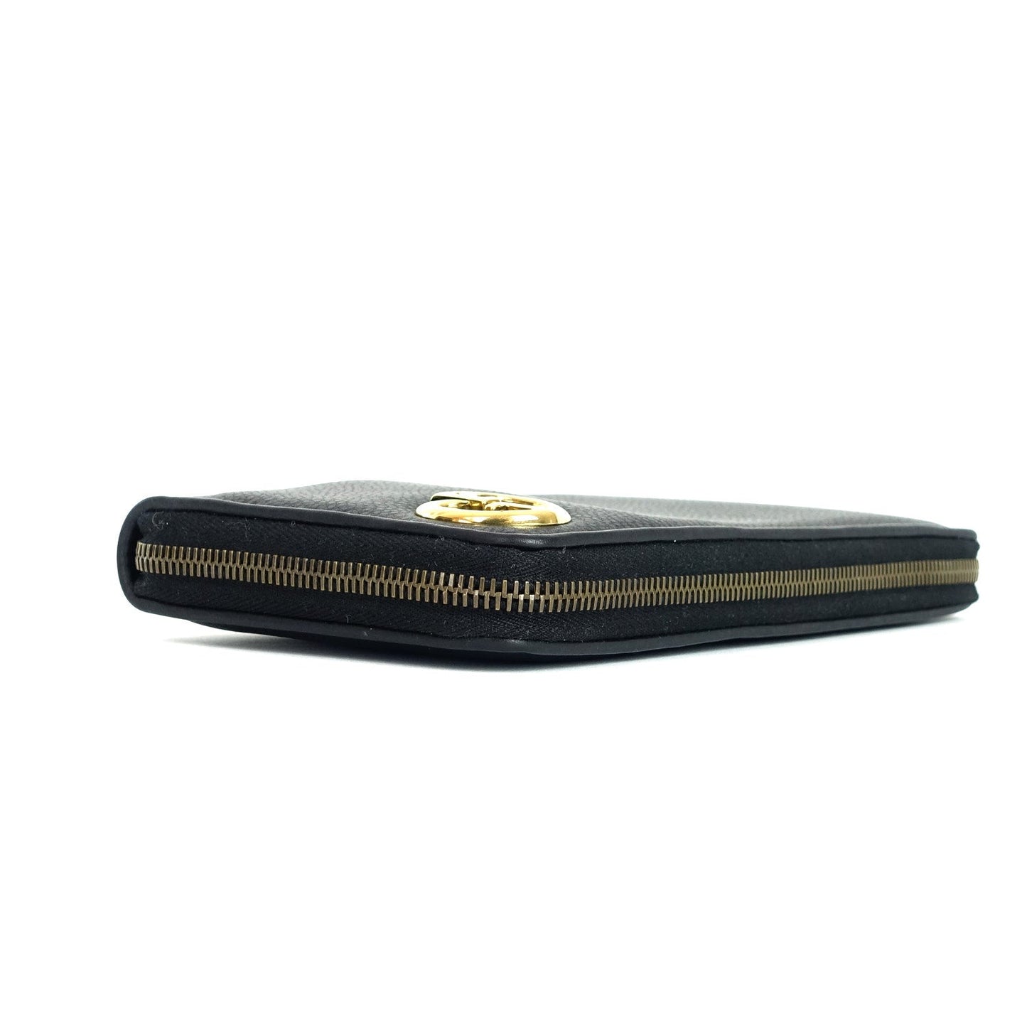 Gucci 1973 Calf Leather Zip Around Wallet