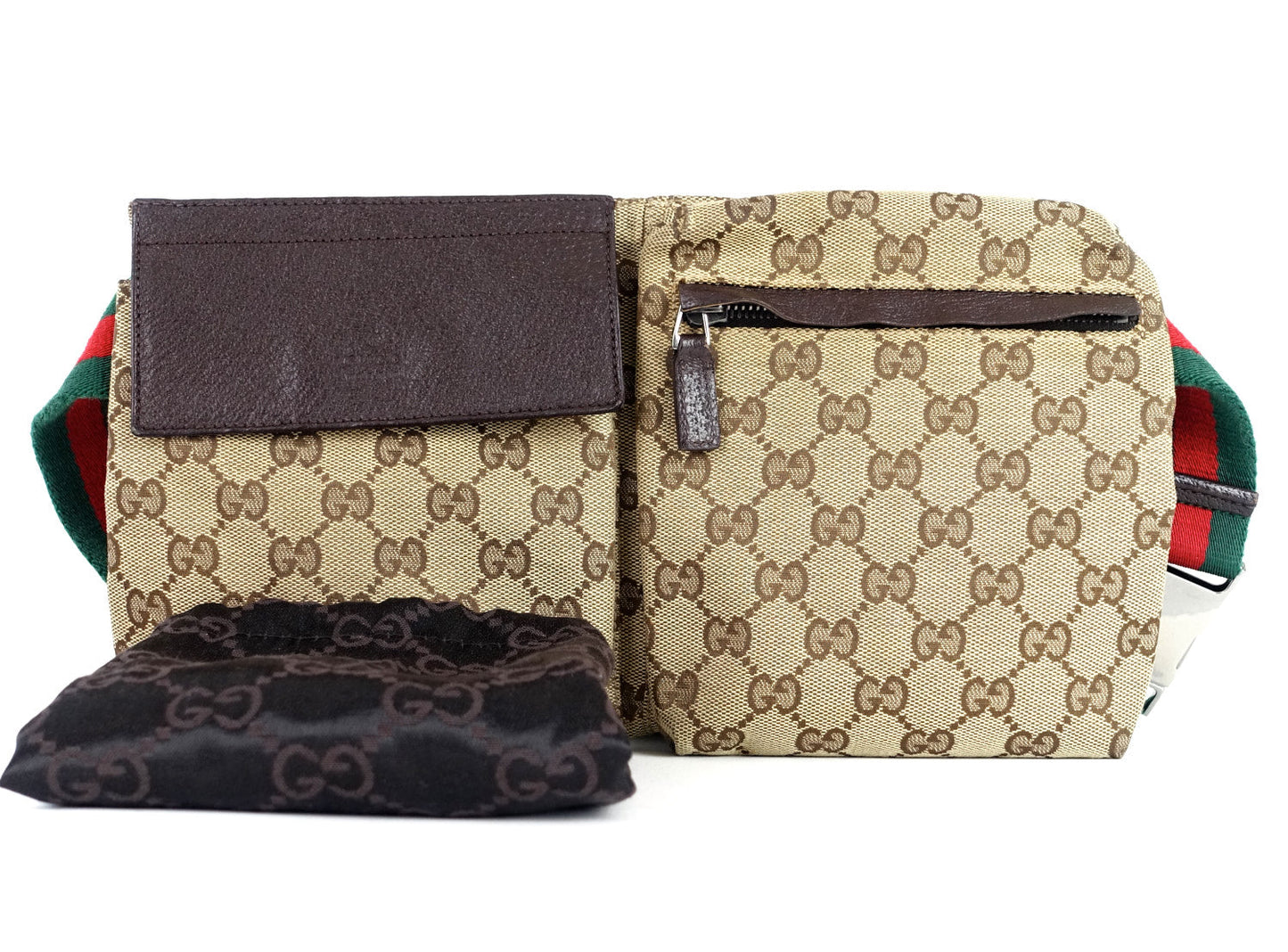 Gucci Monogram Canvas Belt Bag