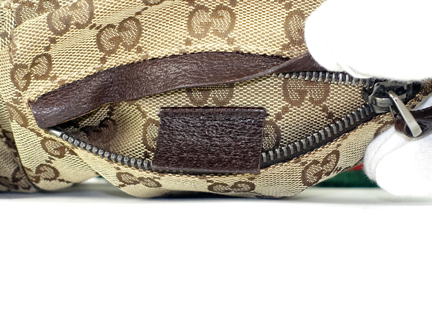 Gucci Monogram Canvas Belt Bag