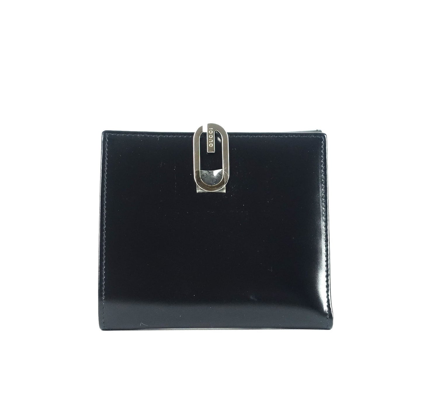Gucci Lacquered Leather Bifold Wallet