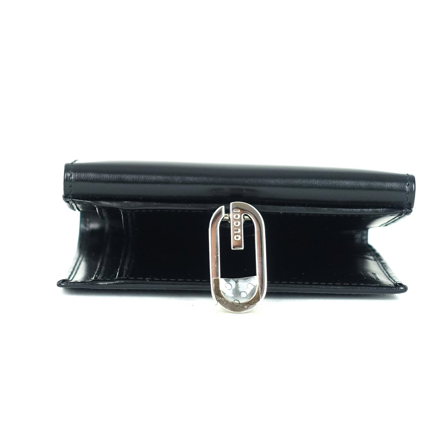 Gucci Lacquered Leather Bifold Wallet