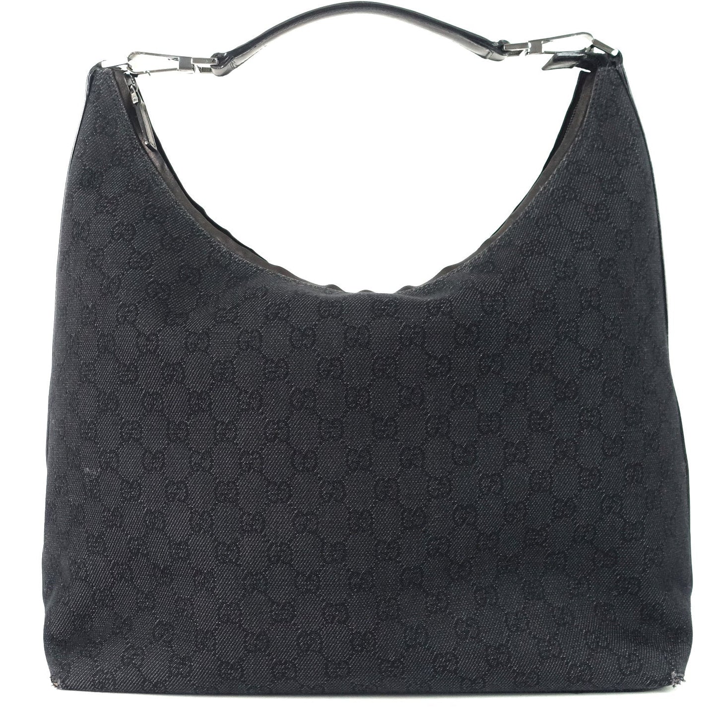 Gucci Monogram Canvas Hobo Bag