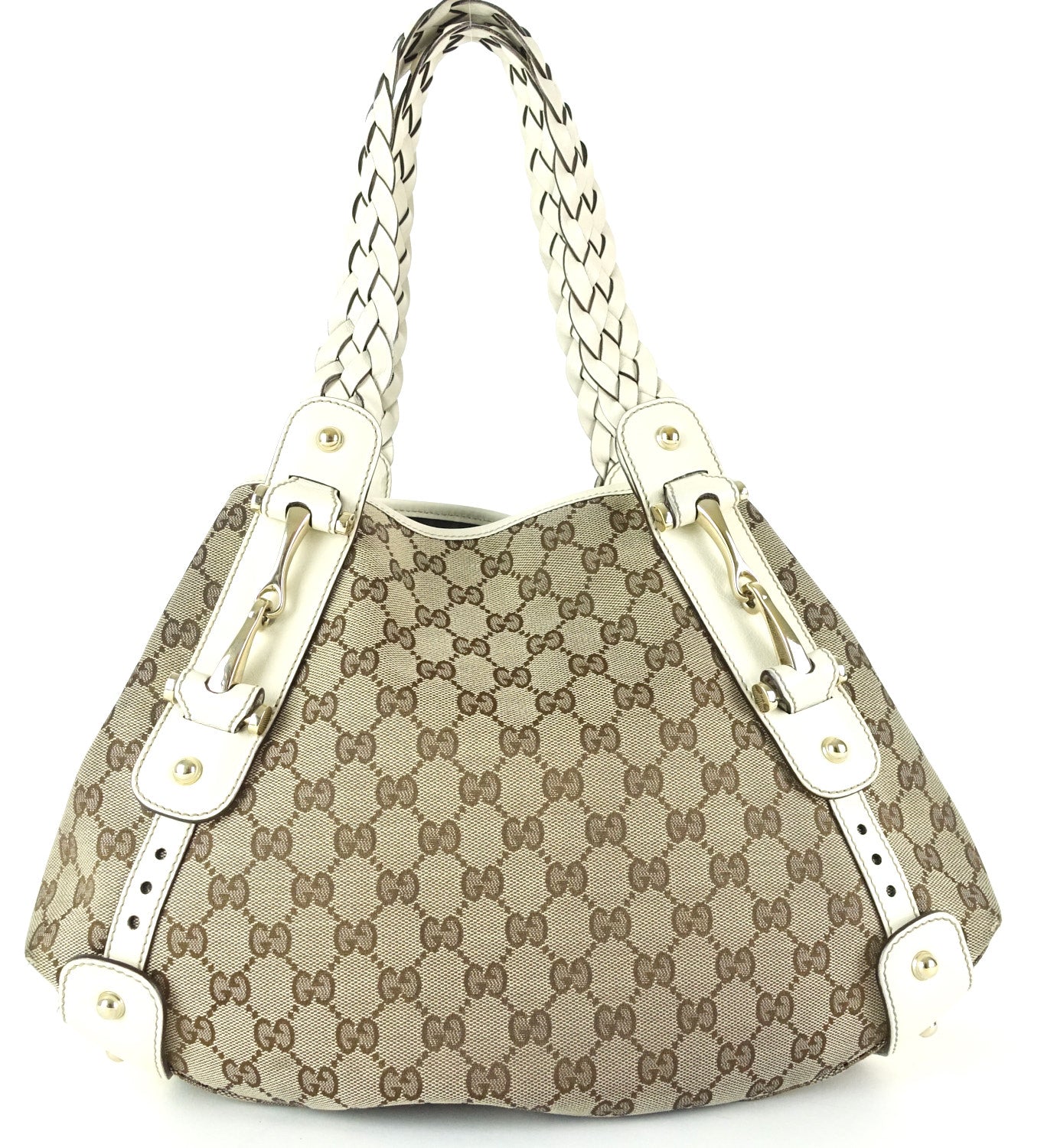 Gucci Pelham Monogram Canvas Hobo Bag