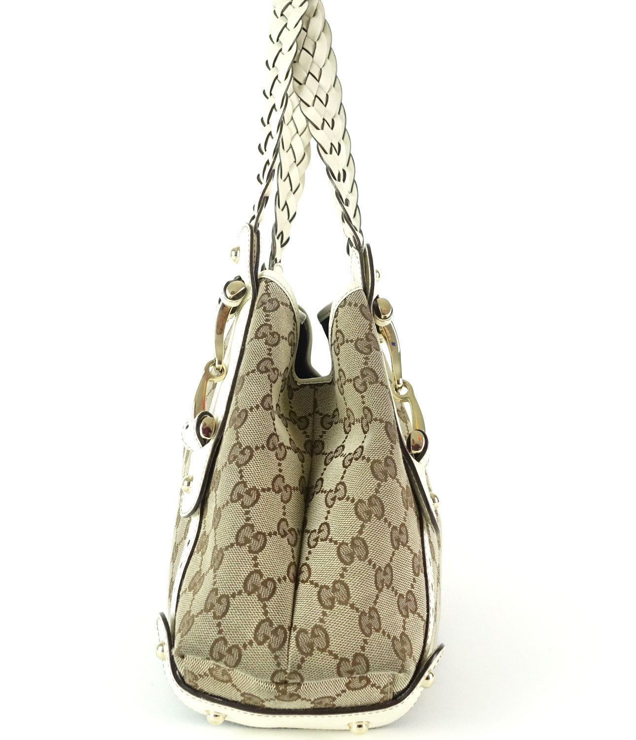 Gucci Pelham Monogram Canvas Hobo Bag