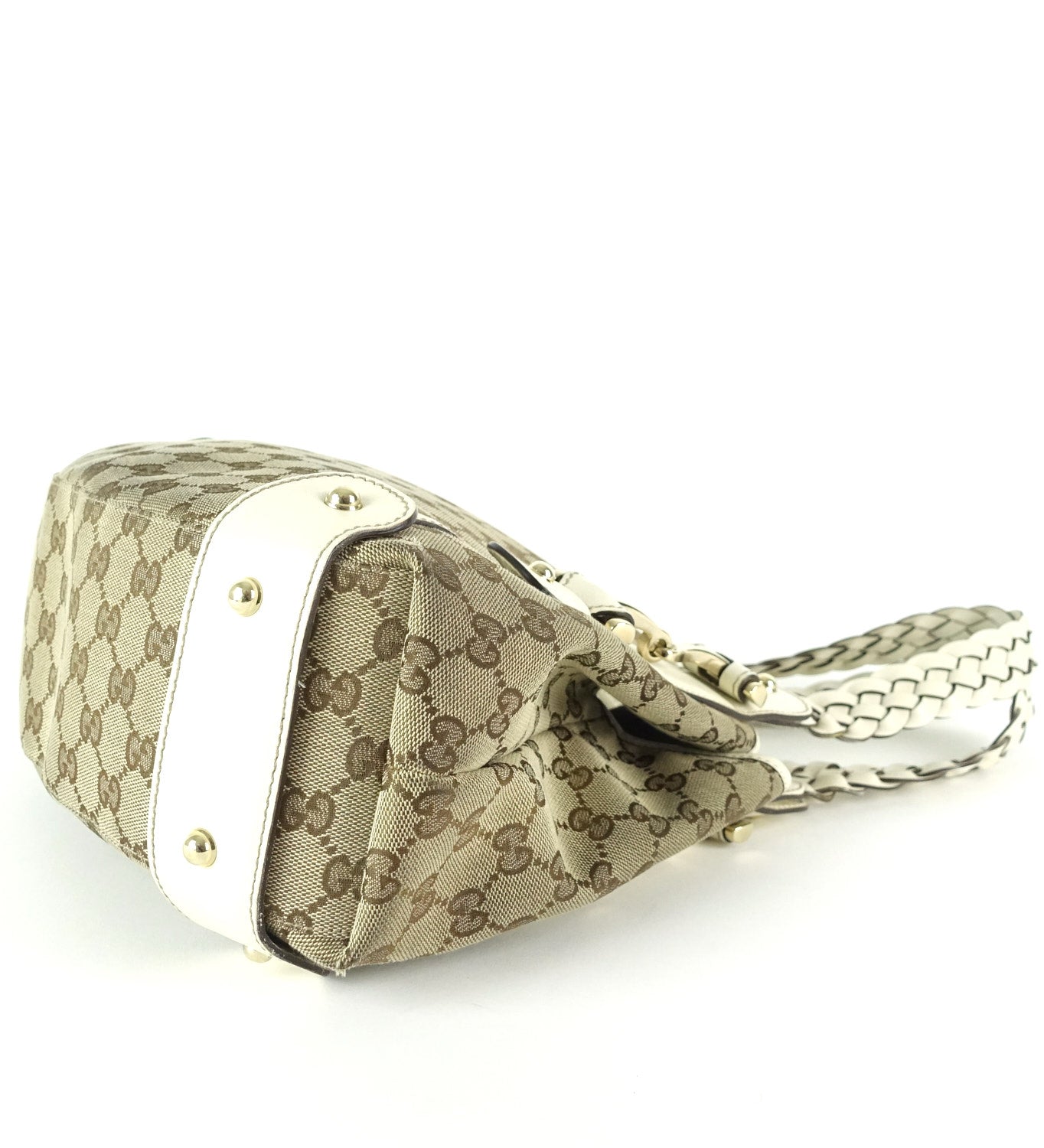 Gucci Pelham Monogram Canvas Hobo Bag