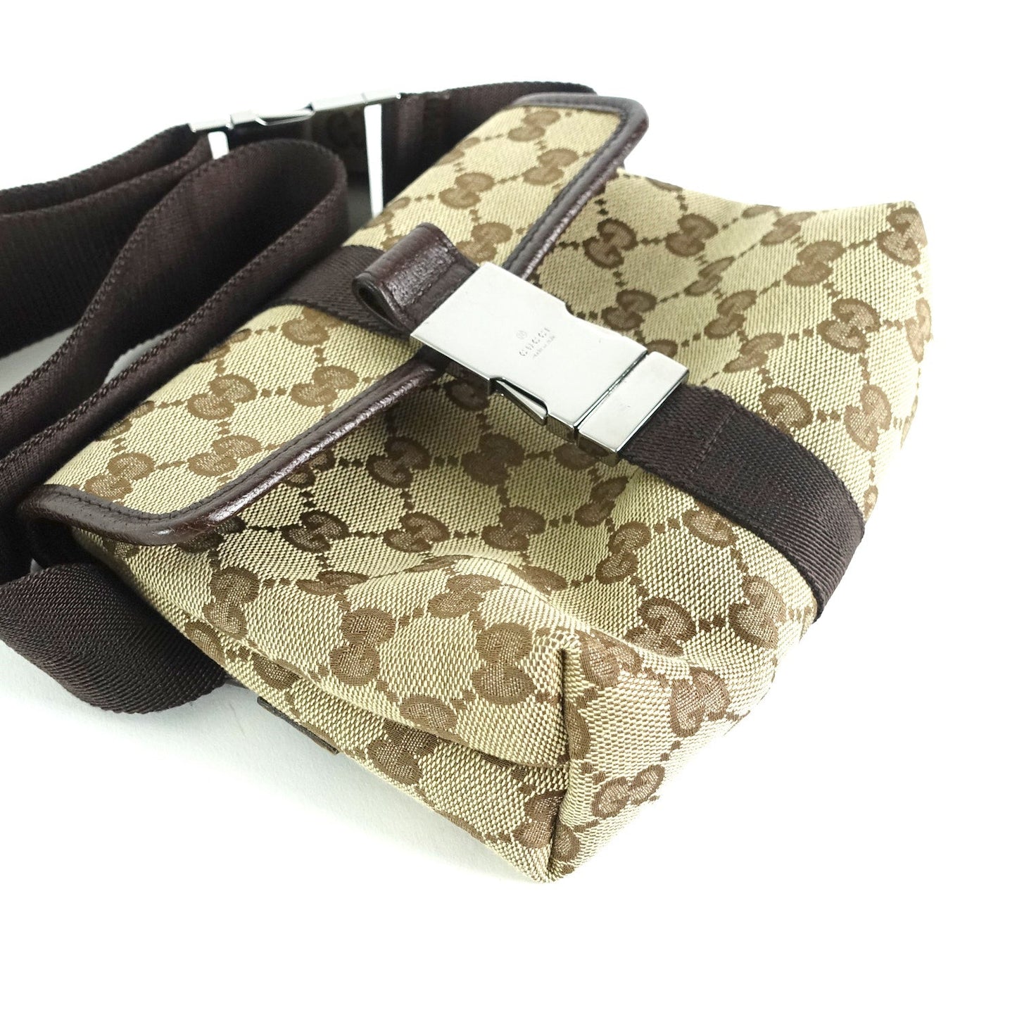 Gucci Monogram Canvas Belt Bag