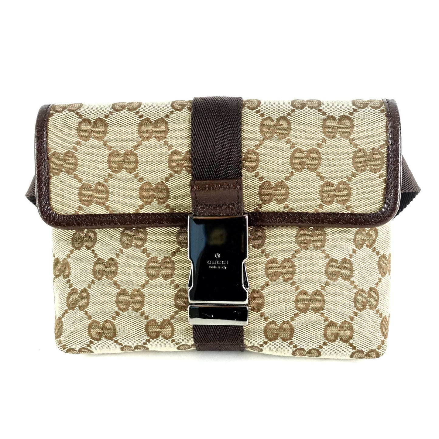 Gucci Monogram Canvas Belt Bag