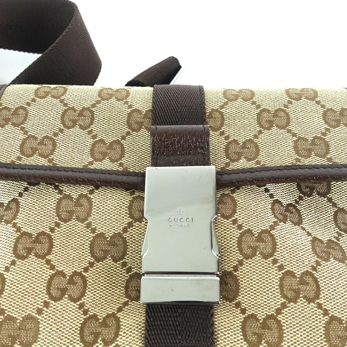 Gucci Monogram Canvas Belt Bag