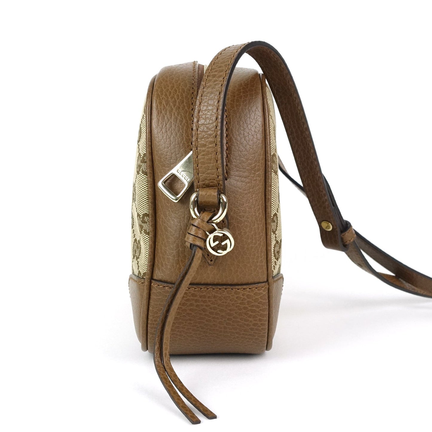 Gucci Bree Monogram Canvas Messenger Bag