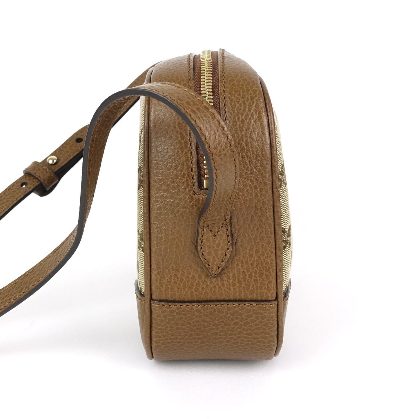 Gucci Bree Monogram Canvas Messenger Bag
