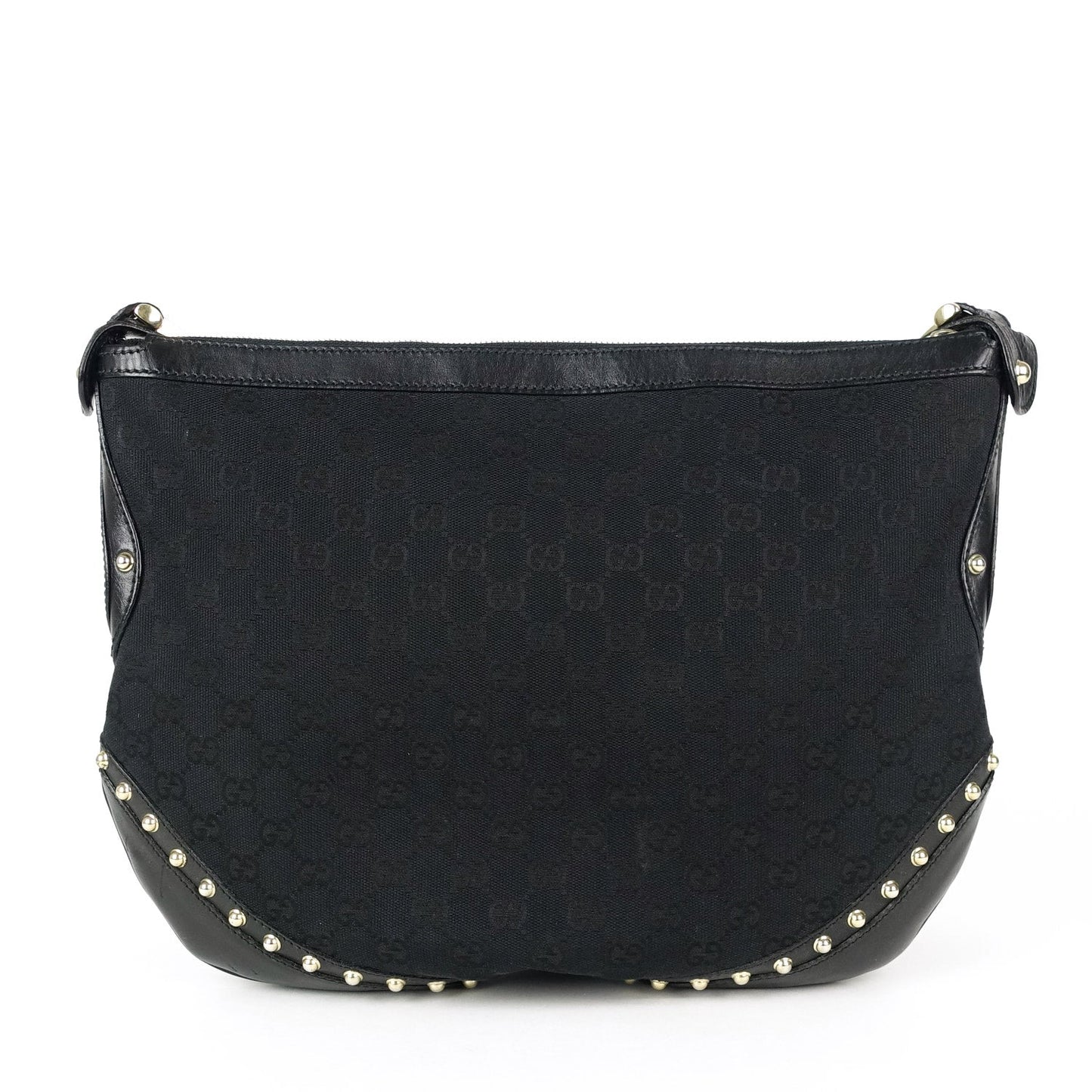 Gucci Pelham Web Monogram Canvas Hobo Bag