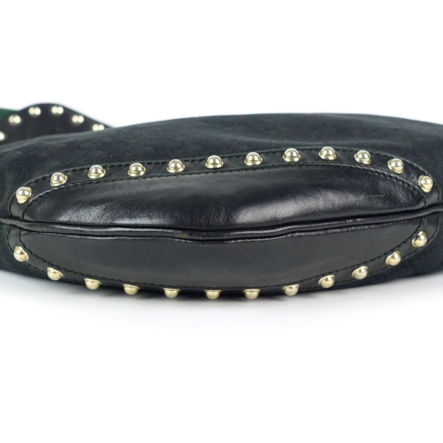 Gucci Pelham Web Monogram Canvas Hobo Bag