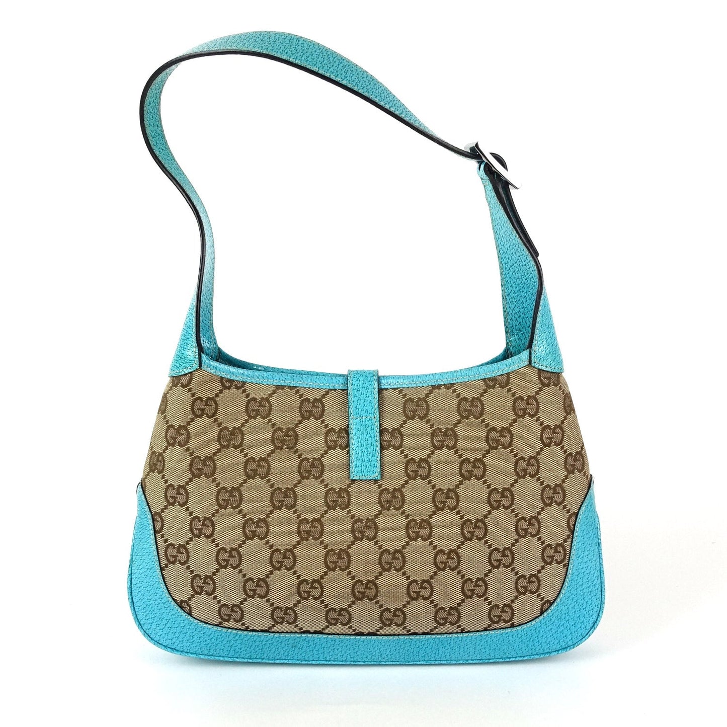 Gucci Jackie Monogram Canvas Shoulder Bag