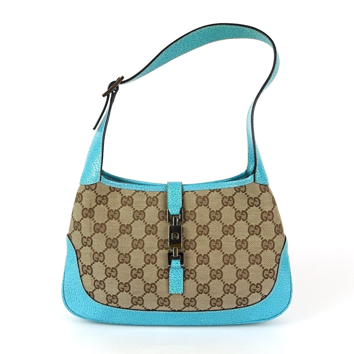 Gucci Jackie Monogram Canvas Shoulder Bag