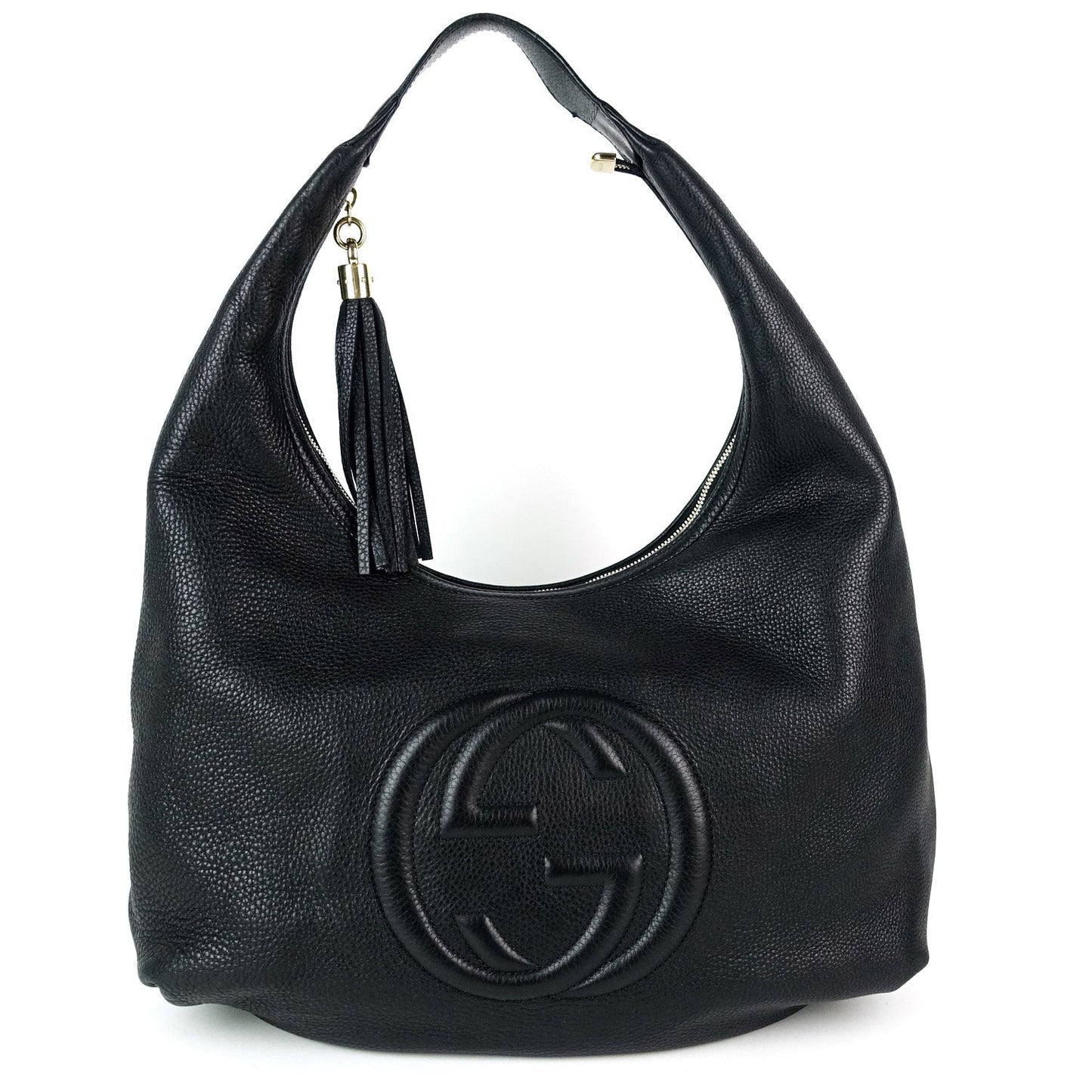 Gucci Soho Calf Leather Large Hobo Bag