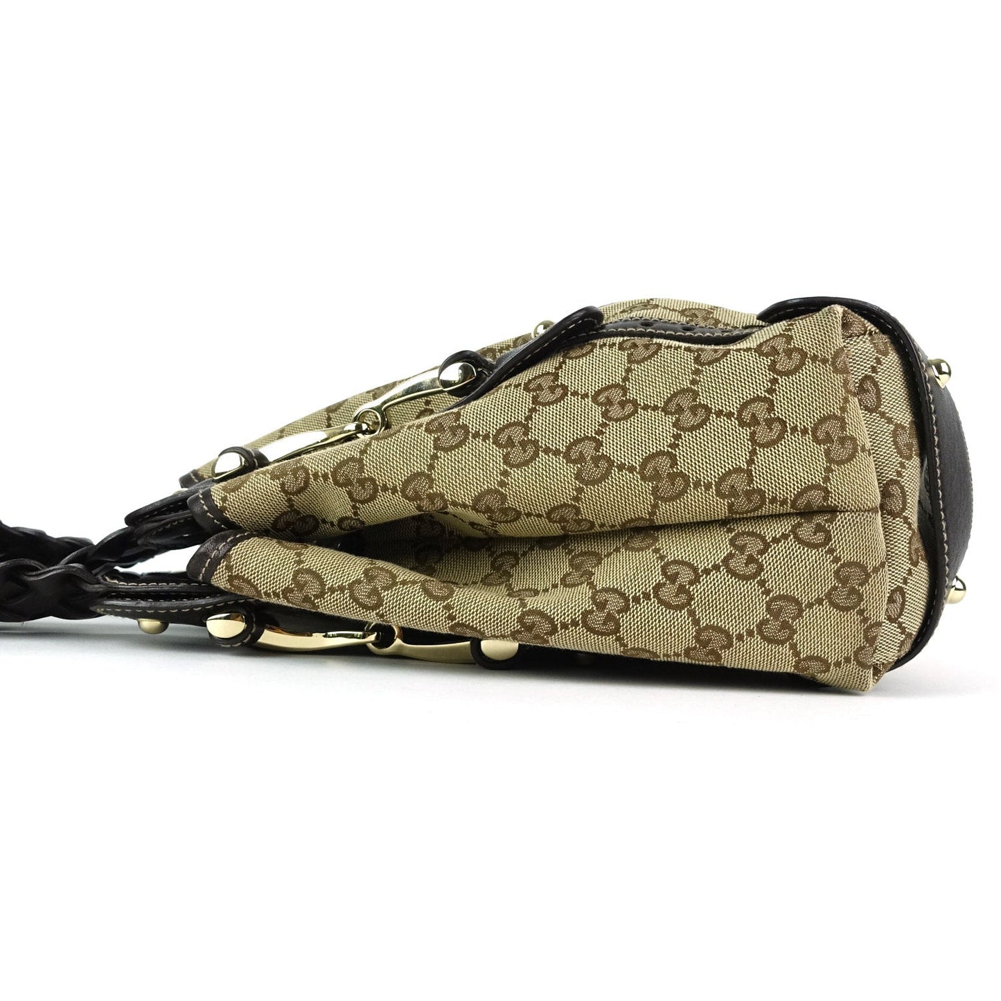 Gucci Pelham Monogram Canvas Hobo Bag