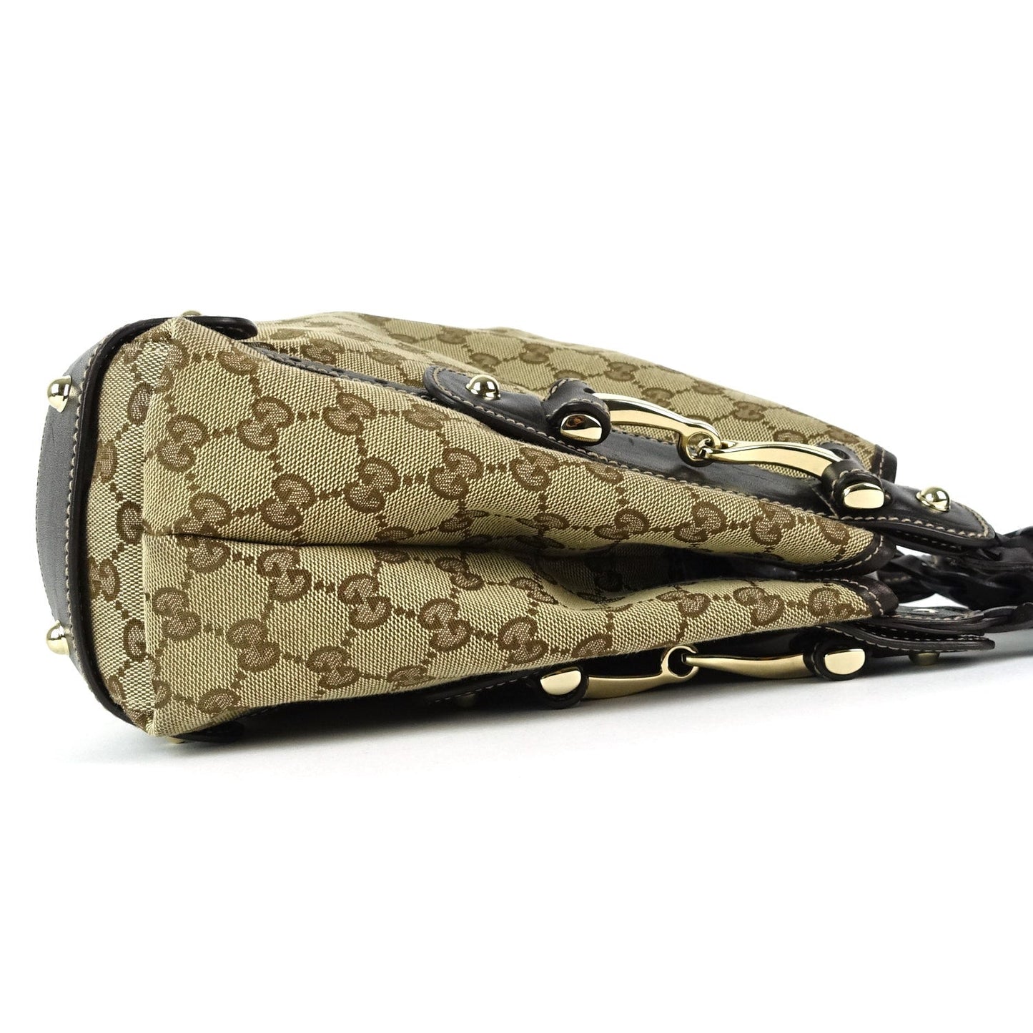 Gucci Pelham Monogram Canvas Hobo Bag