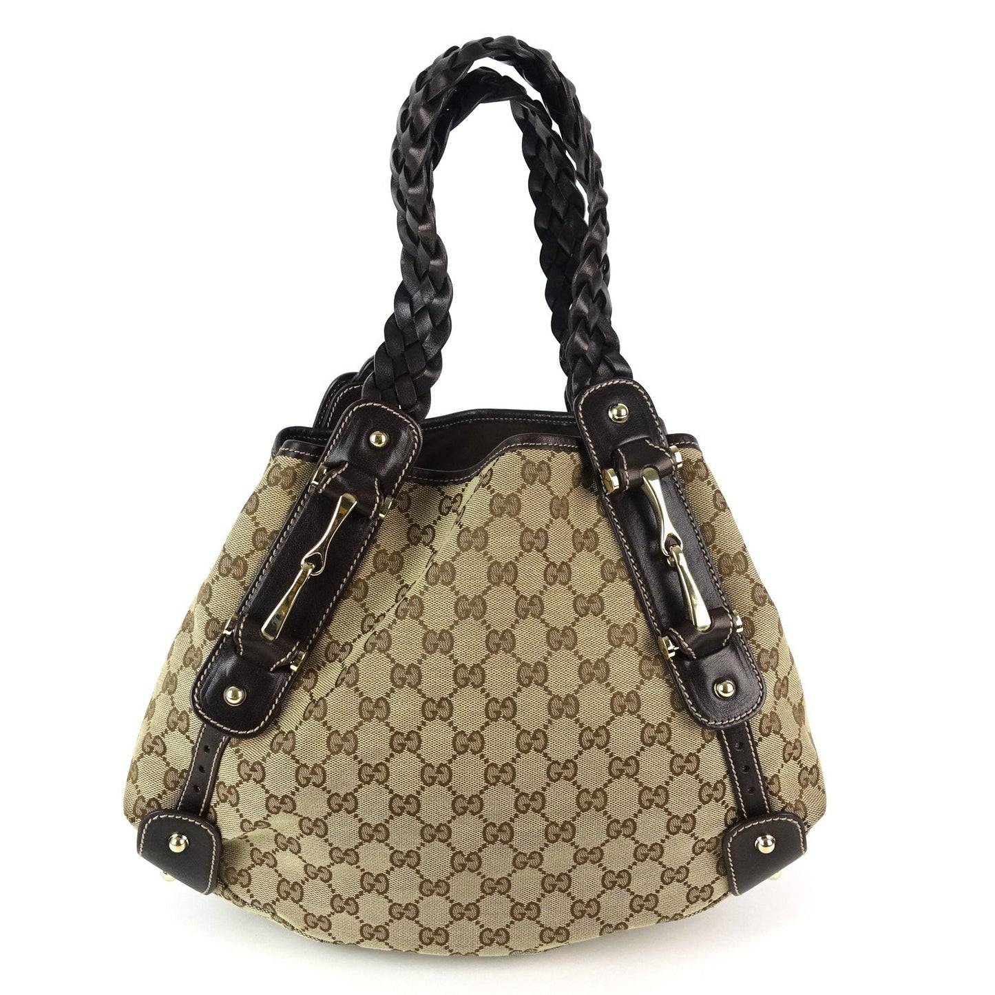 Gucci Pelham Monogram Canvas Hobo Bag