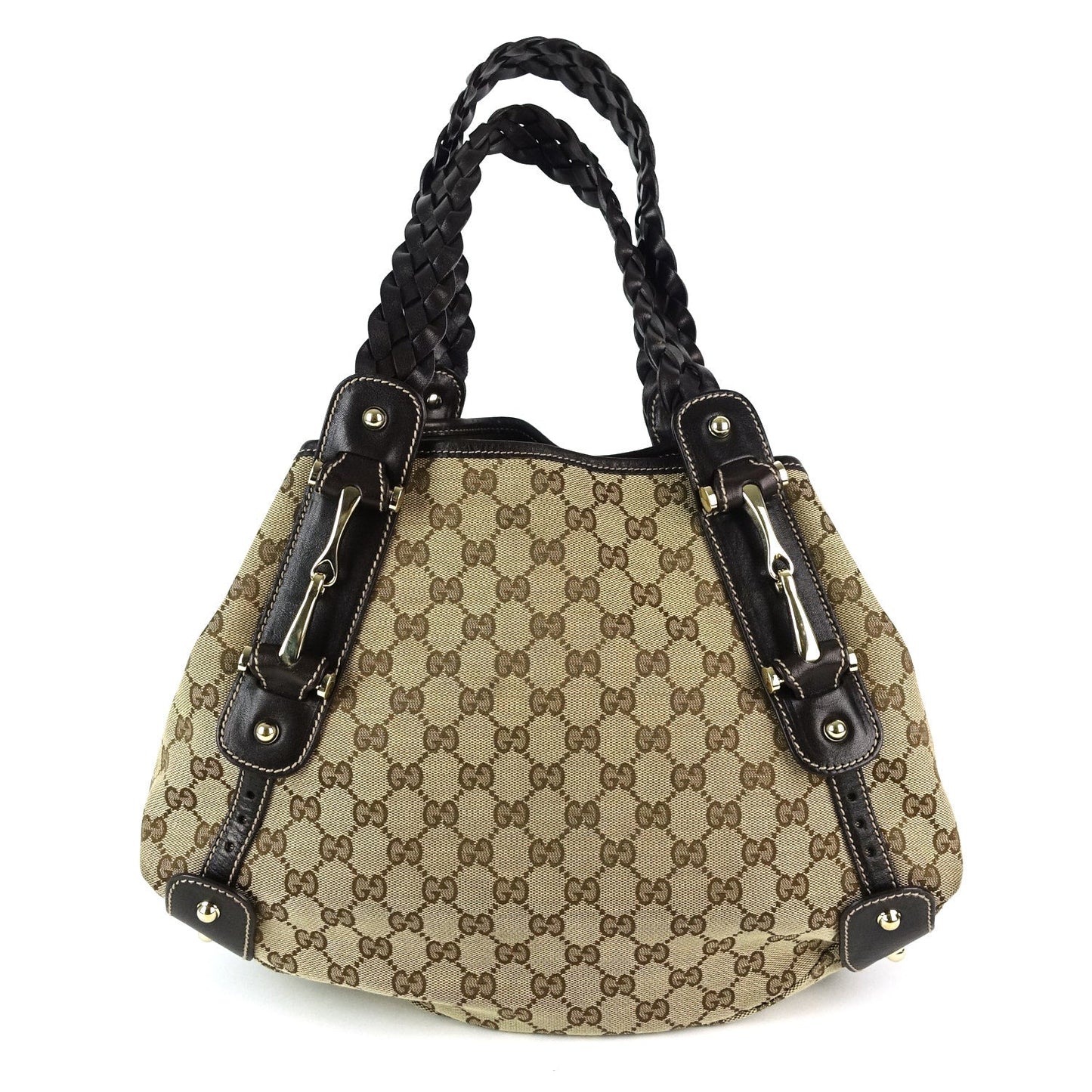 Gucci Pelham Monogram Canvas Hobo Bag