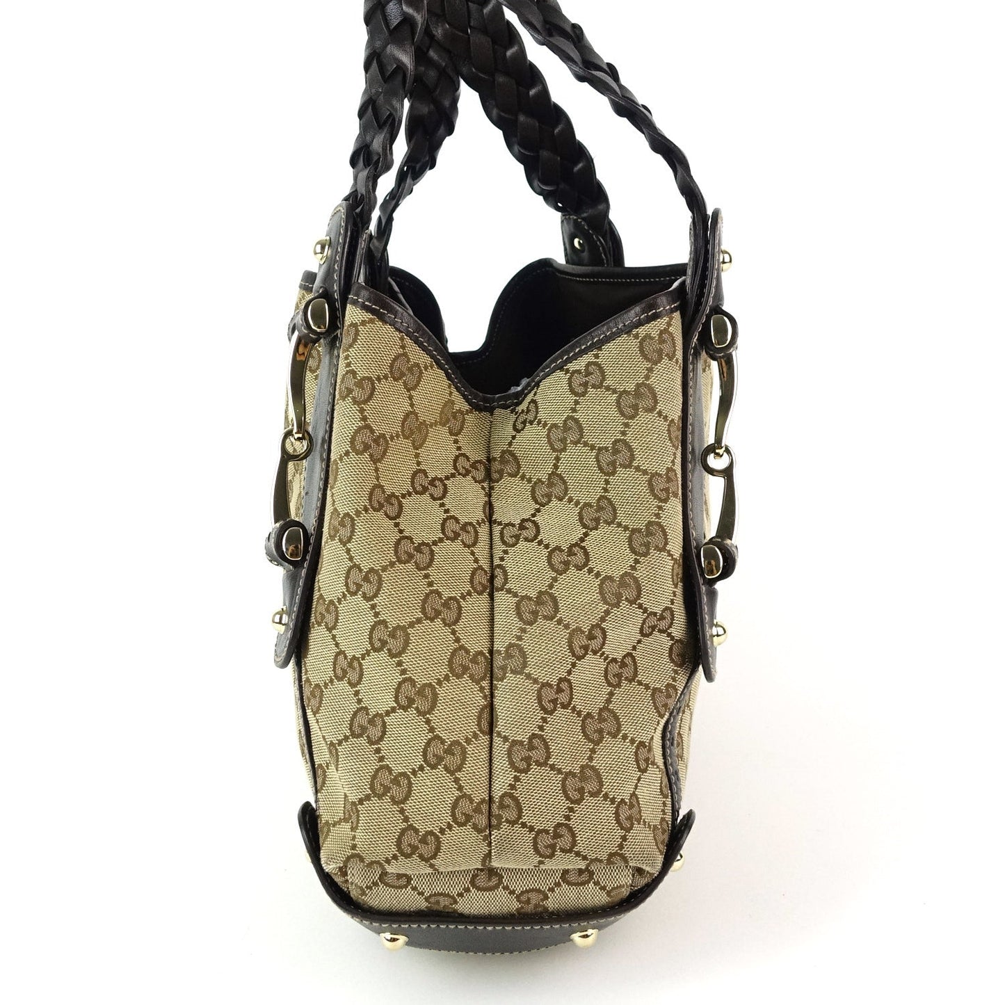 Gucci Pelham Monogram Canvas Hobo Bag