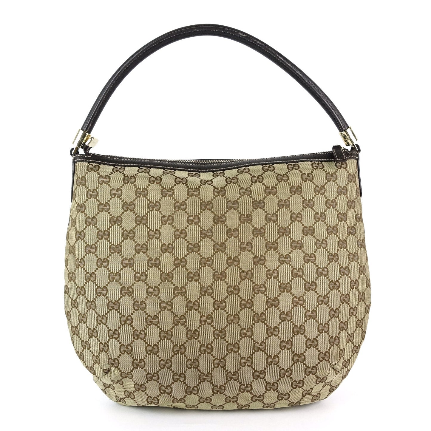 Gucci Monogram Canvas Hobo Bag