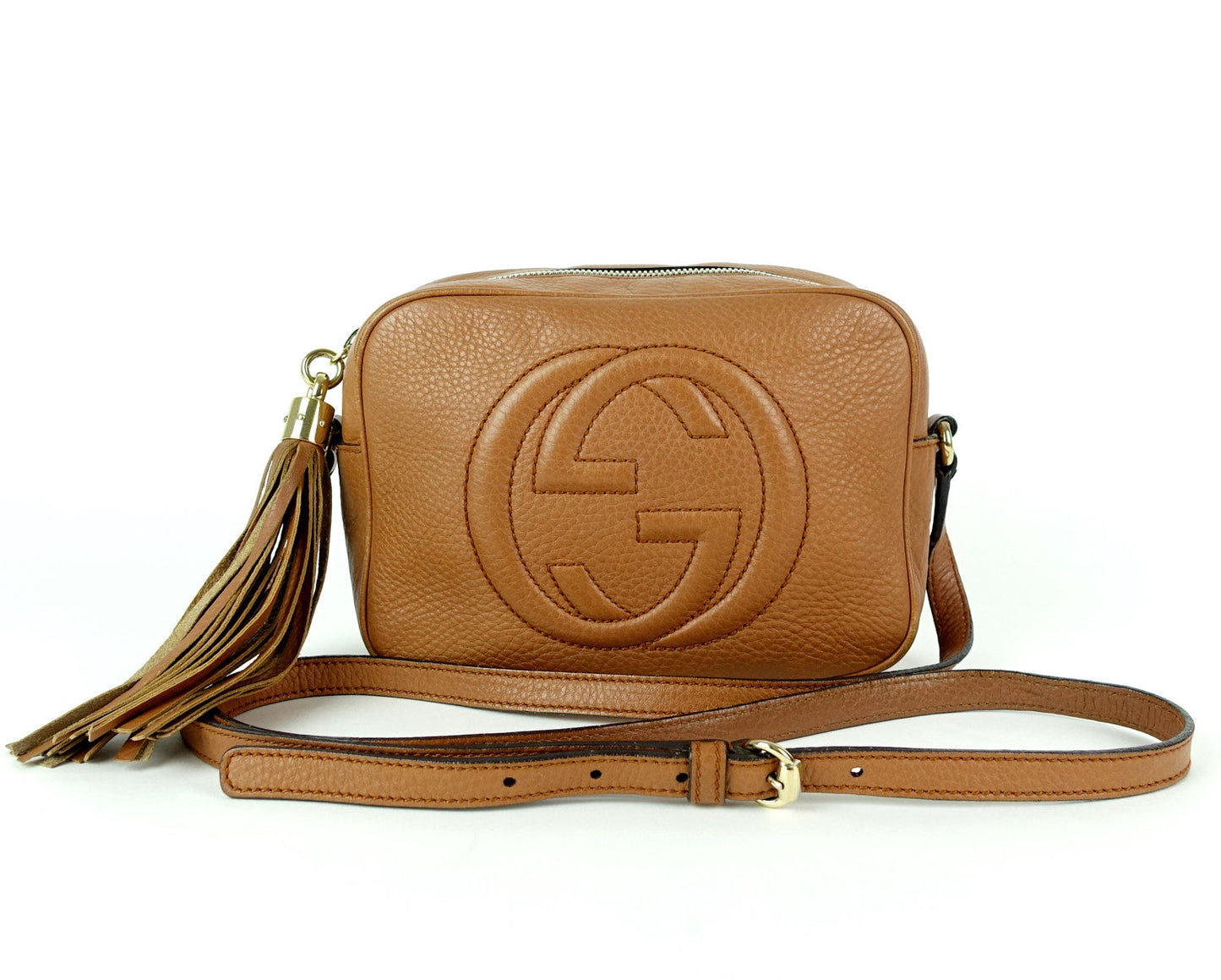 Gucci Soho Disco Calf Leather Shoulder Bag