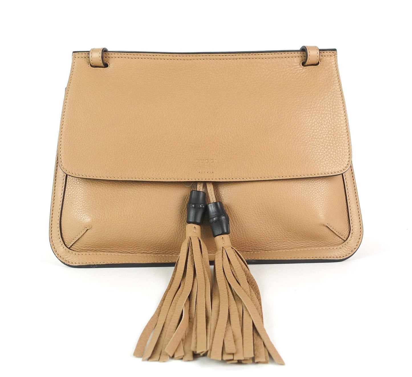Gucci Bamboo Daily Flap Calf Leather Bag