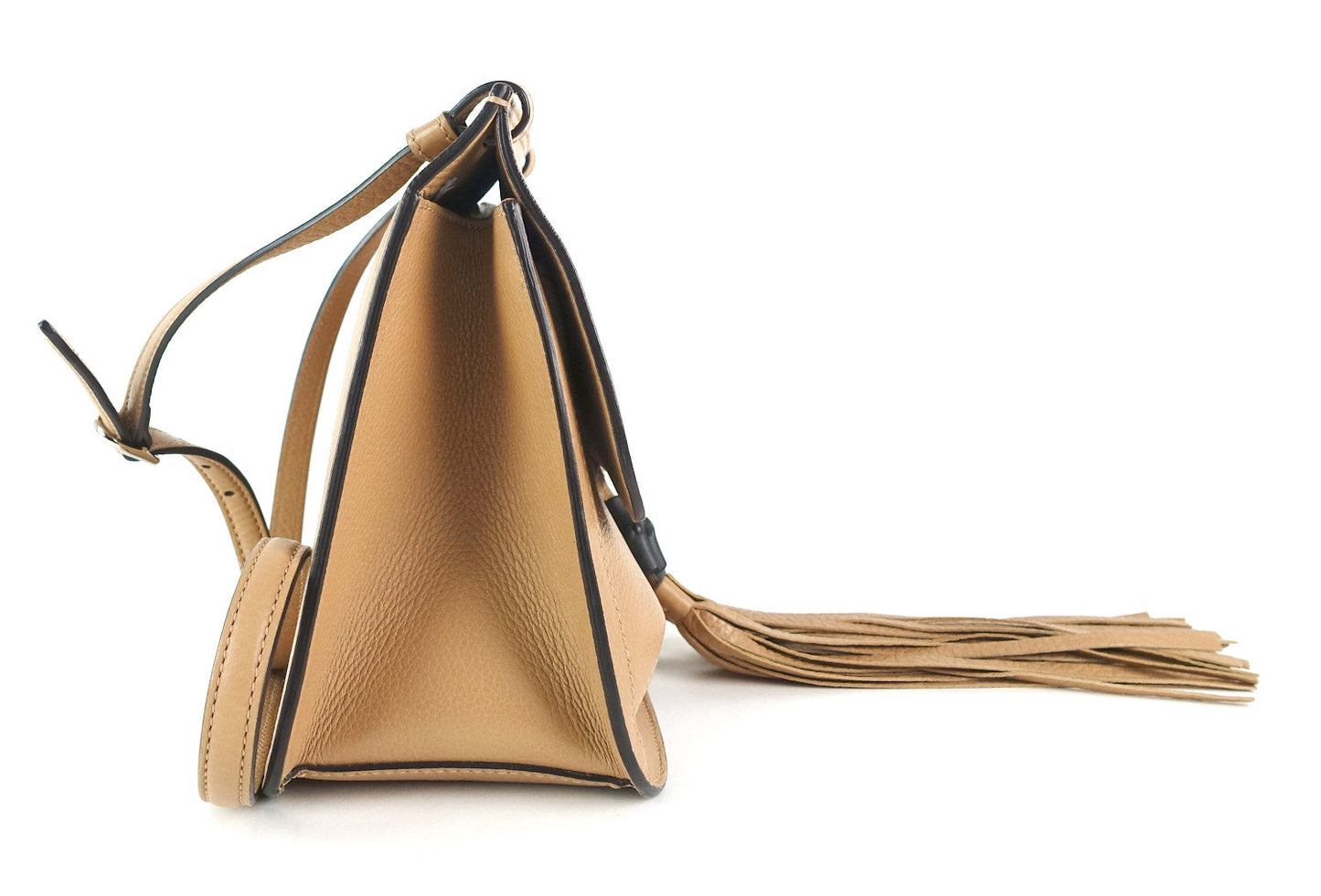 Gucci Bamboo Daily Flap Calf Leather Bag