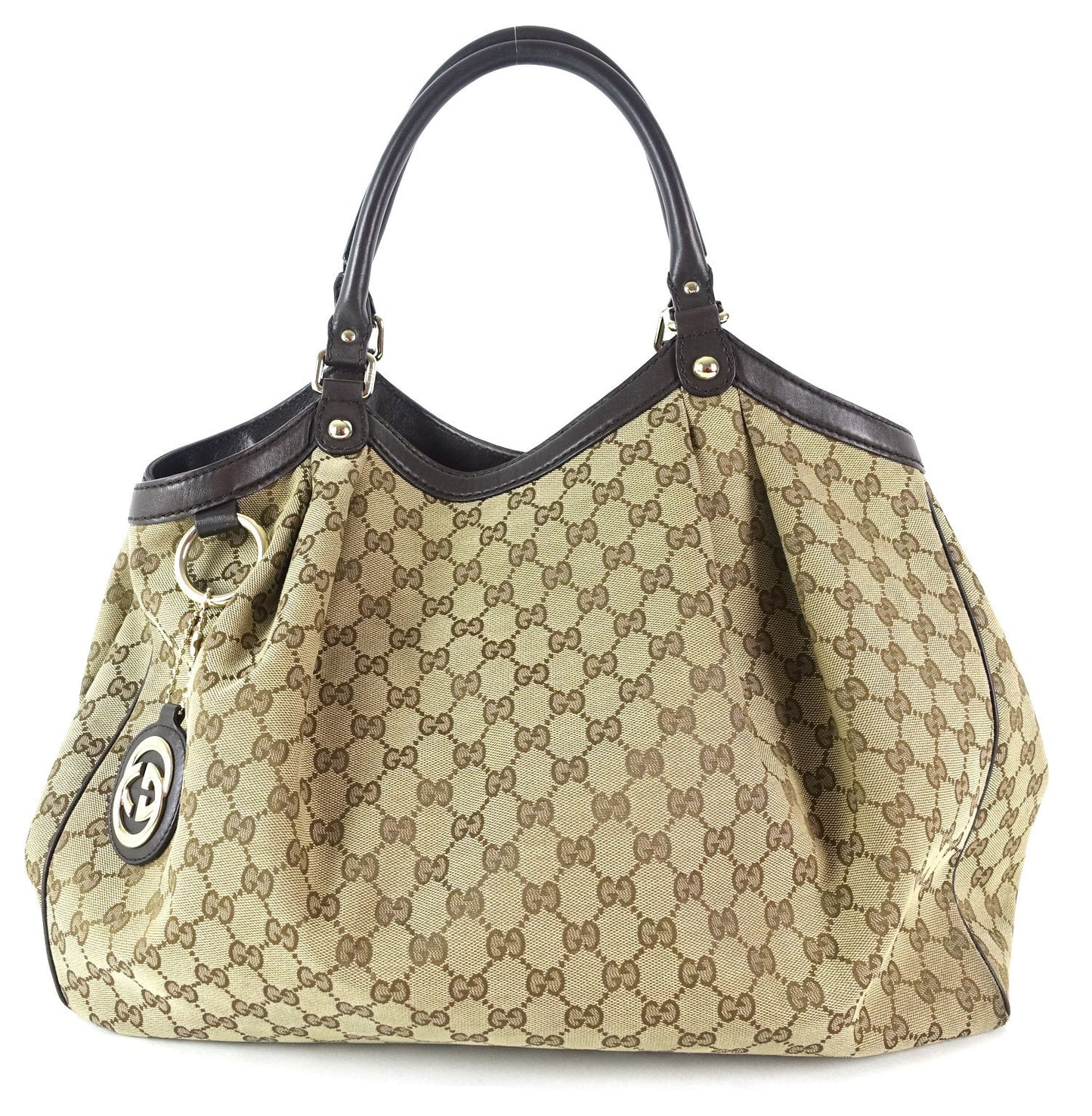 Gucci Sukey Monogram Canvas Large Tote Bag