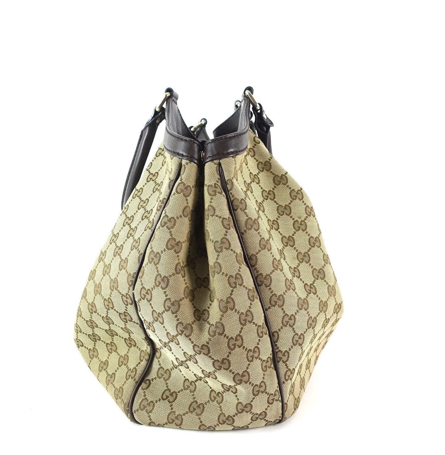 Gucci Sukey Monogram Canvas Large Tote Bag