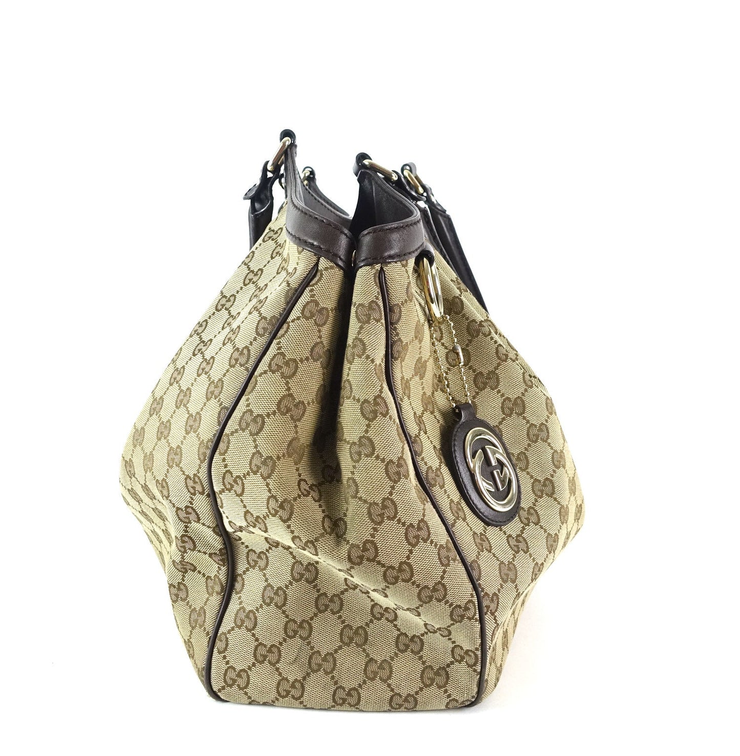 Gucci Sukey Monogram Canvas Large Tote Bag