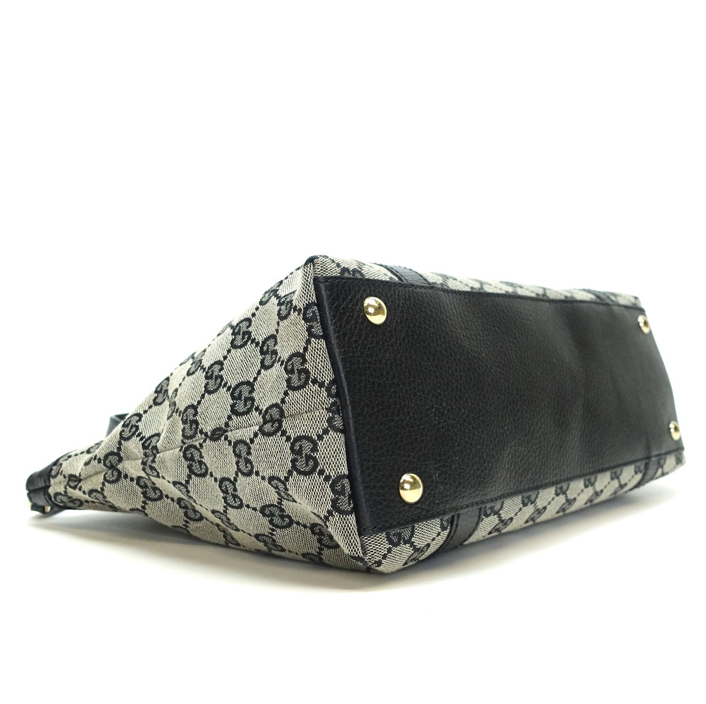 Gucci Abbey Monogram Canvas Zip Tote Bag
