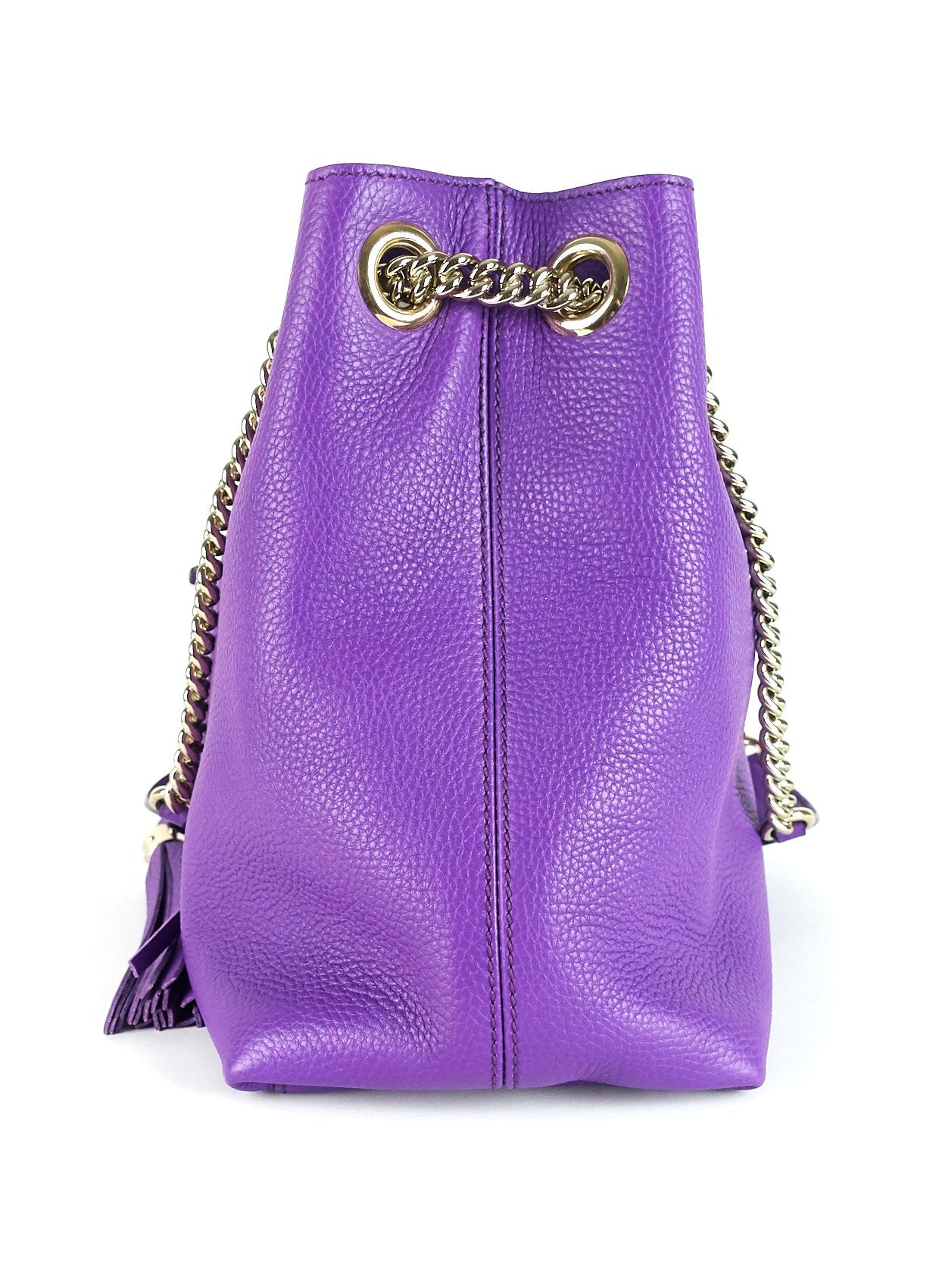 Gucci Soho Grained Leather Shoulder Bag