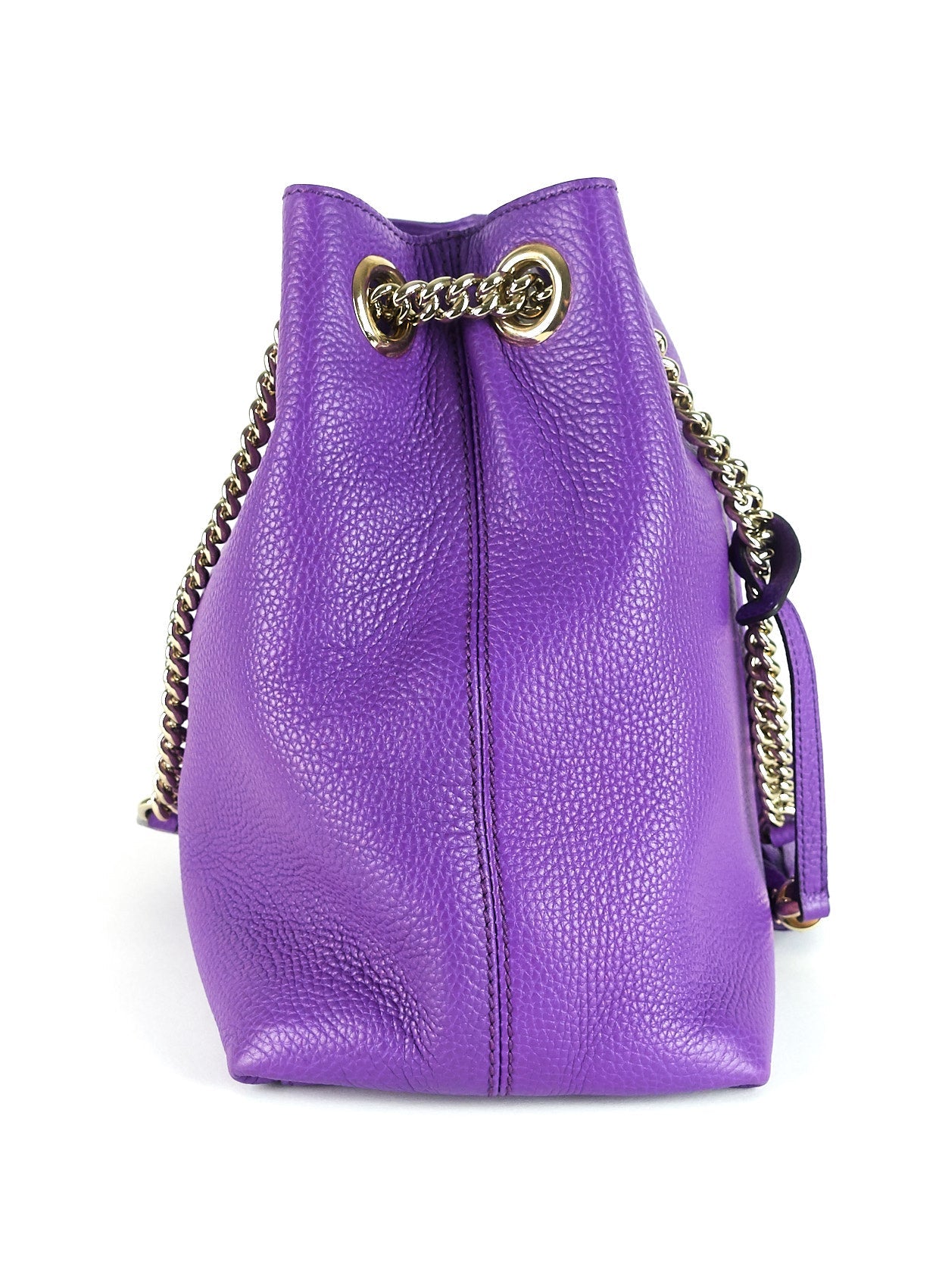 Gucci Soho Grained Leather Shoulder Bag