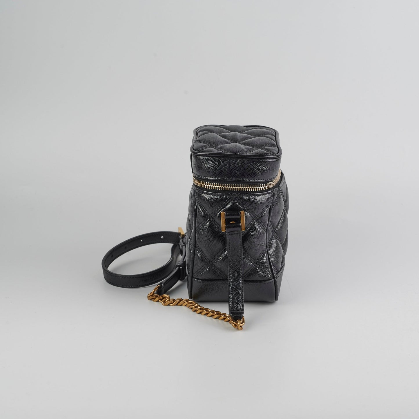 Saint Laurent Quilted Vanity Black
