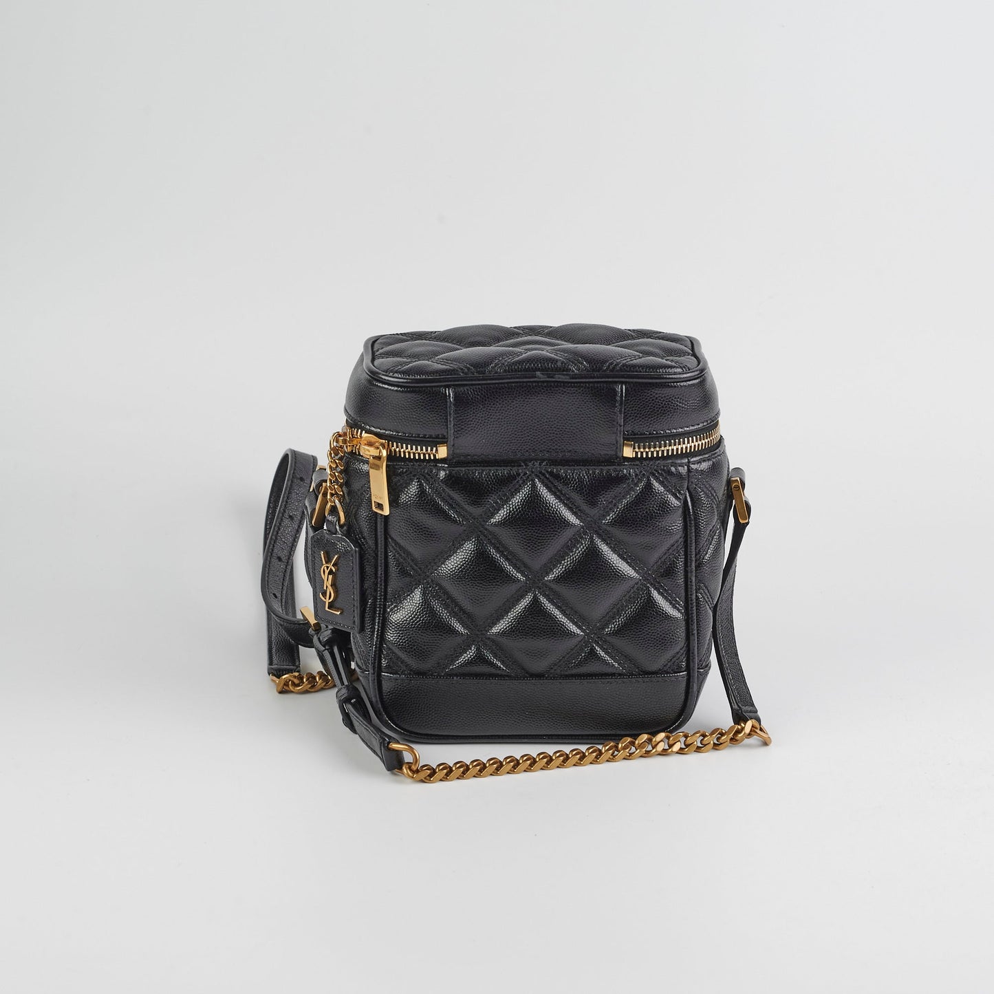 Saint Laurent Quilted Vanity Black