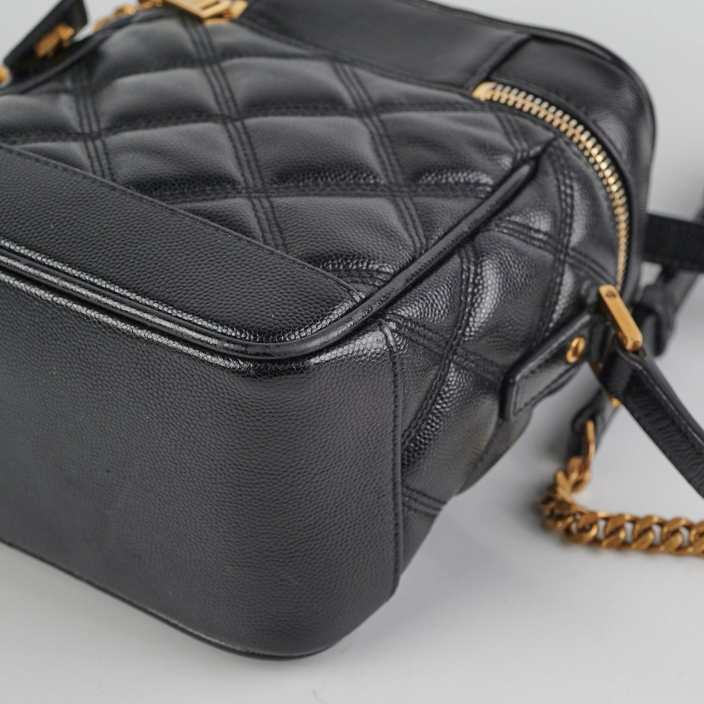 Saint Laurent Quilted Vanity Black