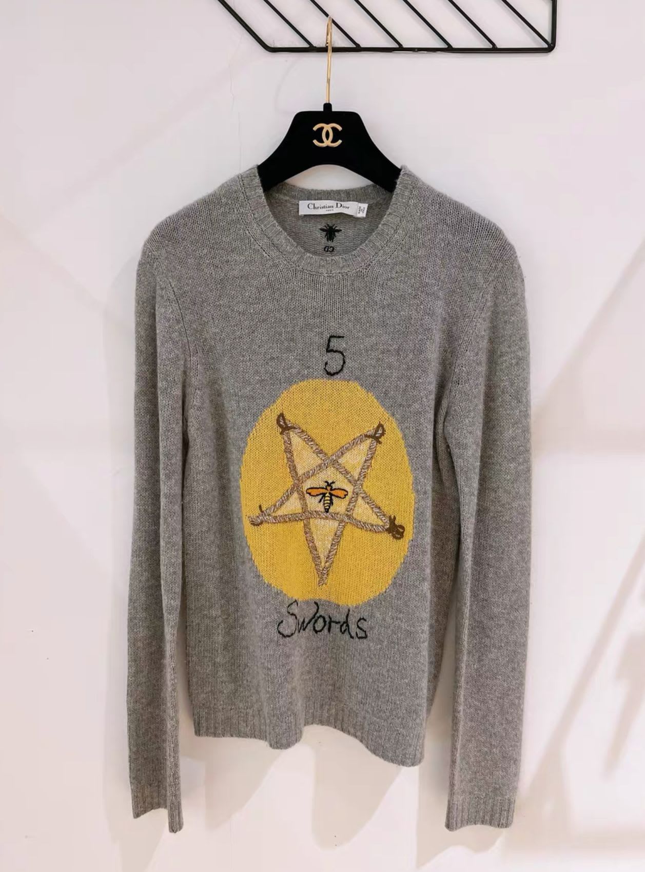 Dior pentagram cashmere sweater