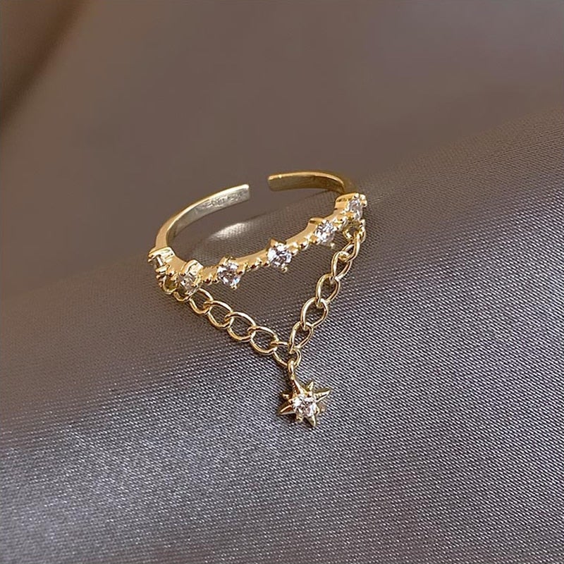 'Winter Star' Crystal Ring