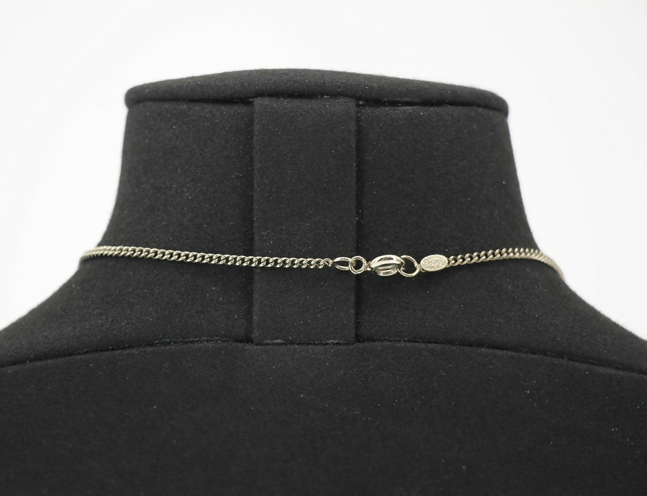 Chanel Vintage 02C Enamel White CC Necklace