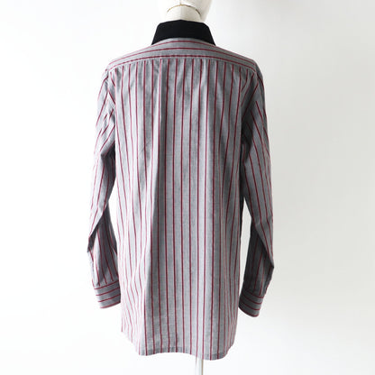 Chanel Long Sleeve Shirt P73409 Gray/Pink/Black
