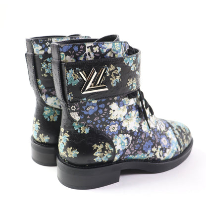 Louis Vuitton Wonderland Twistlock Leather Boots