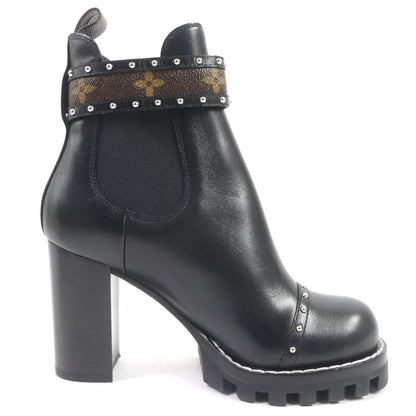 Louis Vuitton Monogram Studded Ankle Boots