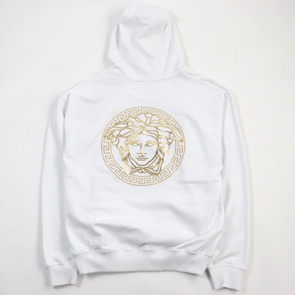 Fendi Versace Logo Embroidered Pullover Hoodie